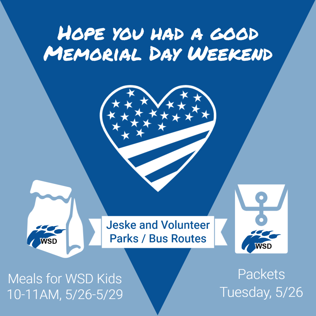 5/26/2020, MEALS AND ENRICHMENT PACKETS FOR WARDEN CHILDREN